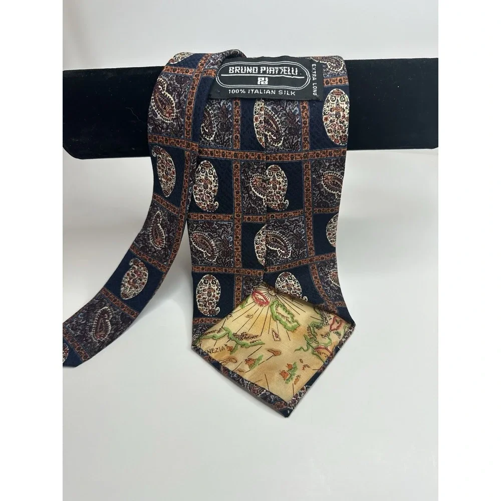 Bruno Piattelli Roma Silk‎ 100% Handmade Woven Blue